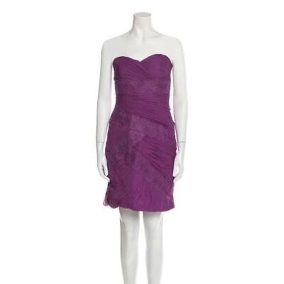 Monique Lhuillier Dresses & Skirts - ML‎ Monique Lhuillier Silk A-line Dress.